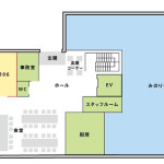 シャンティいなみⅠ号館1F平面図